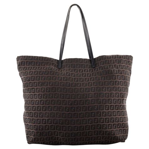 oeach jacquard fabric zucchino fendi tote|Fendi .